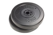 Sport & Fitness - Gymstick 2 x 10kg Vinyl Plates - 61109