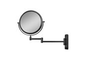 Annen personlig pleie - Gillian Jones Double-Sided Wall Mirror w. x10 Magnification - Black - 10248-00