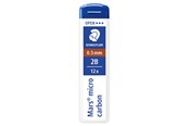 Skrive- & Tegneverktøy - Staedtler Mech.pen.lead Mars micro0.5 2B 12 x 12 pcs - 250 05-2B