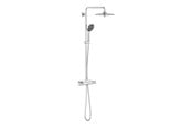 Dusj- og monteringstilbehør - Grohe Vitalio Joy System 260, Dusjsystem med termostatisk blandebatteri for veggmontering, krom - 26403002