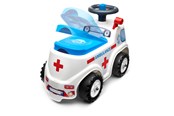 Kjøretøy - Falk Ambulance ride-on with storage steering wheel and horn - 808-001