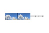 Veggmontering, AV-braketter & AV-møbler - HI-ND Videorow - bracket - for 3 LCD displays - Max 60 kg - recommended for 43" - VR4300-0301
