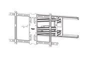 Veggmontering, AV-braketter & AV-møbler - Neomounts Select - Max 60 kg - recommended for 86" - WL40S-850BL18