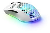 Mus - SteelSeries Aerox 3 Wireless 2022 - Snow - Gaming mus - Optisk - 6 - Hvit - 62608