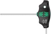 Håndverktøy - Wera 454 HF T-handle hexagon screwdriver Hex-Plus 3 x 100 mm - 5023334001