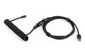 Tastatur - DUTZO Coiled Aviator Micro-USB B cable - Black - Oppgrader tilbehør - Svart - DCA-UMB-BLK