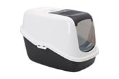 Katt - Savic Nestor Cat Toilet Home Black White 56x39cm - K0227S