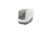 Katt - Savic Nestor Cat Toilet Home Grey White 56x39cm - K0227G