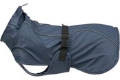 Hund - Trixie BE NORDIC Husum Hunderegnfrakk Mørkeblå Størrelse M: Mageomkrets 44-63cm Rygglengde: 45cm - 680214