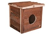Smådyr - Trixie Natural Bark Wood House Jerrik Small Animals Mice Hamsters 15x14x13cm - TX62181