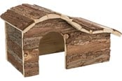 Smådyr - Trixie House Hanna Natural Wooden Shelter Small Animals 26x16x15cm - TX62051