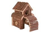Smådyr - Trixie Finn house mice bark wood 13 × 20 × 20 cm - TX6203