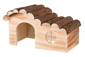 Smådyr - Trixie Hanne house guinea pigs bark wood/flamed 29 × 18 × 18 cm - TX61977