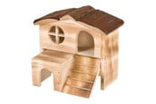 Smådyr - Trixie Kasja house mice bark wood/flamed 18 × 16 × 12 cm - TX61960