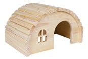 Smådyr - Trixie House nail-free large hamsters wood 29 × 17 × 20 cm - TX61272