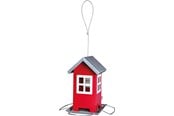Bur og tilbehør - Trixie Fuglemater med Beskyttende Tak Rød 20cm 1000ml - TX55630