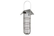 Fuglebur, -hus & tilbehør - Trixie Fat ball feeder with roof 4 fat balls metal 11 × 25 × 10 cm black - TX55623