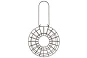 Fuglebur, -hus & tilbehør - Trixie Fat ball feeder round 8 fat balls metal ø 24 × 8 cm black - TX55622