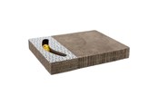 Katt - Trixie Scratching Cardboard With Toys White 38 x 30 cm - TX48006