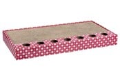 Katt - Trixie Scratching cardboard with balls catnip 48 × 5 × 25 cm pink - TX48005