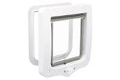 Katt - Trixie 2-Way Flap Door Cat and Small Dog White 20x22cm - TX44201