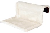 Katt - Trixie Radiator bed longhair plush/suede-look 45 × 26 × 31 cm cream/brown - TX43141