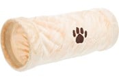 Katt - Trixie Playing tunnel plush ø 22 × 60 cm beige - TX42981