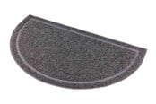 Katt - Trixie Cat litter tray mat semi-circular PVC 59 × 35 cm anthracite - TX40386