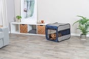 Hund - Trixie Hundebur Twister sammenleggbart polyester pop-up reisebur liten 45x45x64cm - TX39692