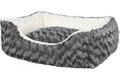 Hund - Trixie Kaline bed square 50 × 40 cm grey/cream - TX38961