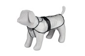 Hund - Trixie Tarbes raincoat L: 60 cm transparent/black piping - TX3007