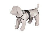 Hund - Trixie Tarbes raincoat S: 38 cm transparent/black piping - TX3002
