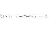 Hund - Trixie Chain Collar L-XL 58cm 4mm - TX2151