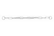 Hund - Trixie Chain Collar L 50cm 3mm - TX2149