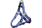 Hund - Trixie Premium One Touch harness S: 40–50 cm/15 mm royal blue - TX204402