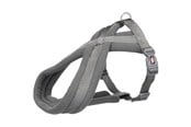 Hund - Trixie Premium touring harness M: 45–80 cm/25 mm graphite - TX203916