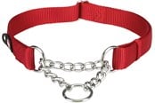 Hund - Trixie Premium semi-choke L–XL: 45–70 cm/25 mm red - TX202903