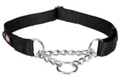 Hund - Trixie Premium semi-choke L–XL: 45–70 cm/25 mm black - TX202901