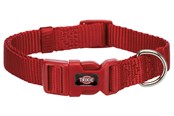 Hund - Trixie Premium Collar Red S 25-40cm/15mm - TX202203