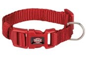 Hund - Trixie Premium Collar Red XXS–XS 15-25cm/10mm - TX202103