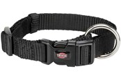 Hund - Trixie Premium collar L–XL: 40–65 cm/25 mm black - TX201701