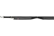 Hund - Trixie Premium adjustable lead double-layered XS: 2.00 m/10 mm black - TX201001