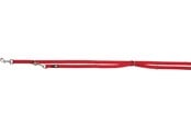 Hund - Trixie Premium adjustable lead double-layered L–XL: 2.00 m/25 mm red - TX200903