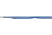 Hund - Trixie Premium adjustable lead double-layered M–L: 2.00 m/20 mm royal blue - TX200802