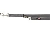 Hund - Trixie Premium adjustable lead XS–S: 2.00 m/15 mm graphite - TX200416
