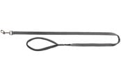 Hund - Trixie Premium lead M–L: 1.00 m/20 mm graphite - TX200216