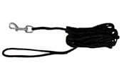 Hund - Trixie Tracking leash round S–M: 5 m/ø 5 mm black - TX19751