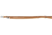Hund - Trixie Rustic fatleather adjustable leash Heartbeat M–L: 2.00 m/20 mm brown - TX19012