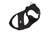 Hund - Trixie Comfort Soft touring harness S–M: 35–60 cm/20 mm black - TX16281