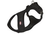 Hund - Trixie Comfort Soft touring harness XXS–XS: 28–40 cm/15 mm black - TX16251